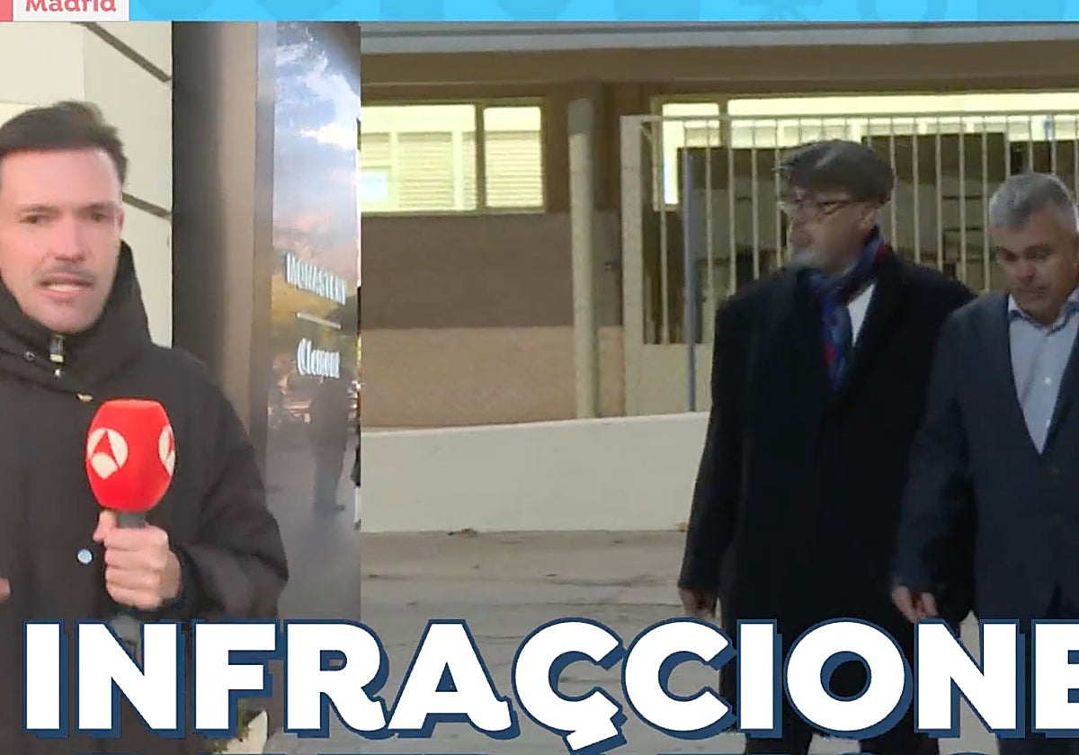 Un equipo de 'Espejo Público' que cubrió la salida de Santos Cerdán de la cárcel ha relatado cómo cometió hasta cuatro infracciones de tráfico.