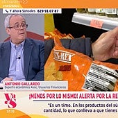 Antonio Gallardo, economista, sobre el encarecimiento de los alimentos para Navidad: «Están reduciendo las cantidades manteniendo precios, las marcas blancas también»