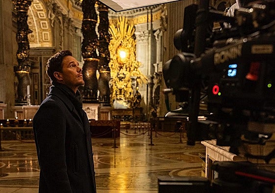Chris Pratt, en la Basílica de San Pedro