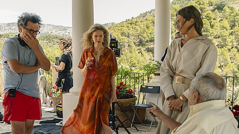 Fotografía del rodaje de 'Balearic'