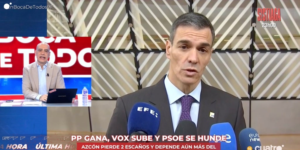 Nacho Abad carga sin piedad contra Pedro Sánchez en uno de los editoriales más duros de la televisión: «Se acabó»