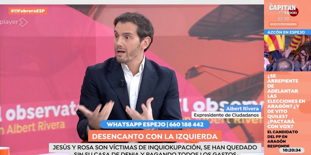 Albert Rivera fulmina a Pedro Sánchez por el caos ferroviario con una lapidaria frase