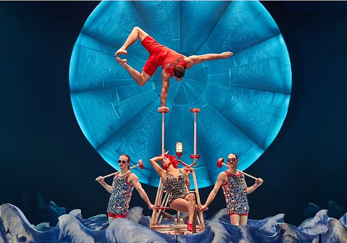 Montaje del espectáculo 'Luzia'