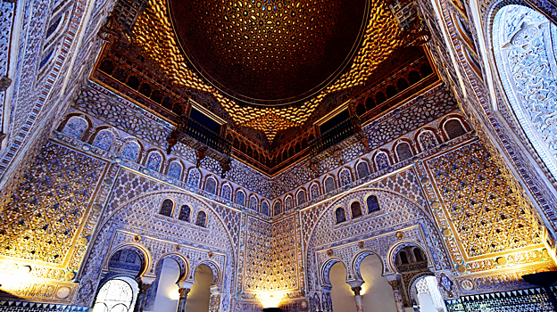 Salón de los Embajadores, en el Real Alcázar de Sevilla