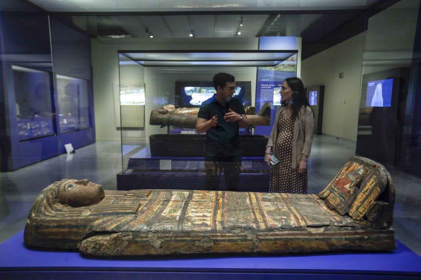 La exposición 'Momias de Egipto. Redescubriendo seis vidas', en CaixaForum Sevilla 2023