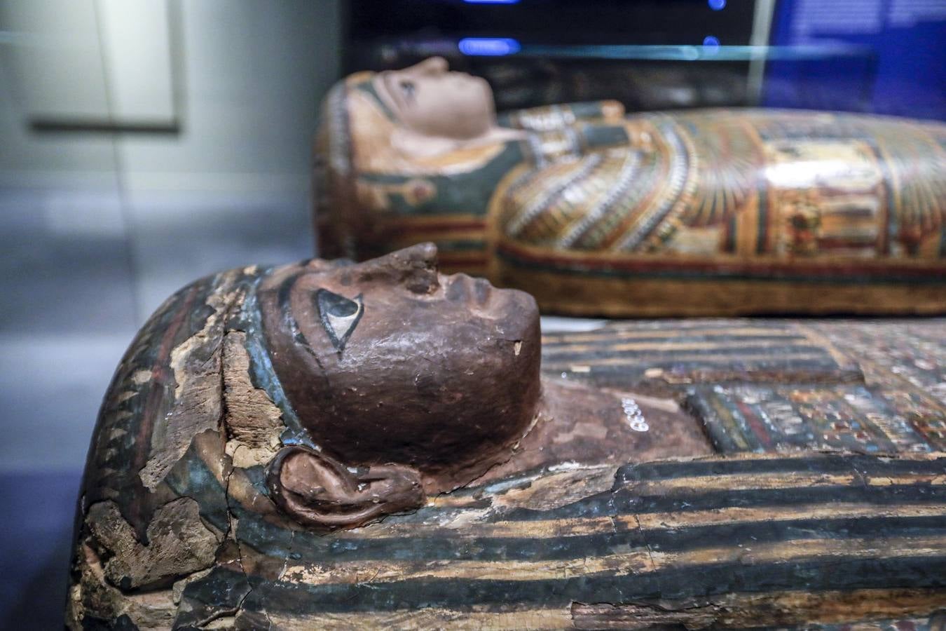 La exposición 'Momias de Egipto. Redescubriendo seis vidas', en CaixaForum Sevilla 2023