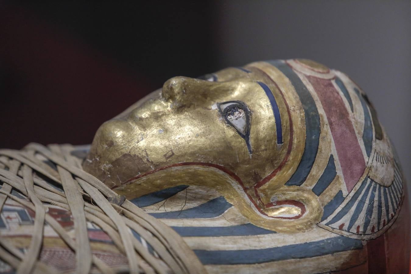 La exposición 'Momias de Egipto. Redescubriendo seis vidas', en CaixaForum Sevilla 2023
