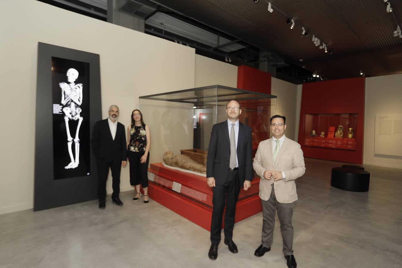 La exposición 'Momias de Egipto. Redescubriendo seis vidas', en CaixaForum Sevilla 2023