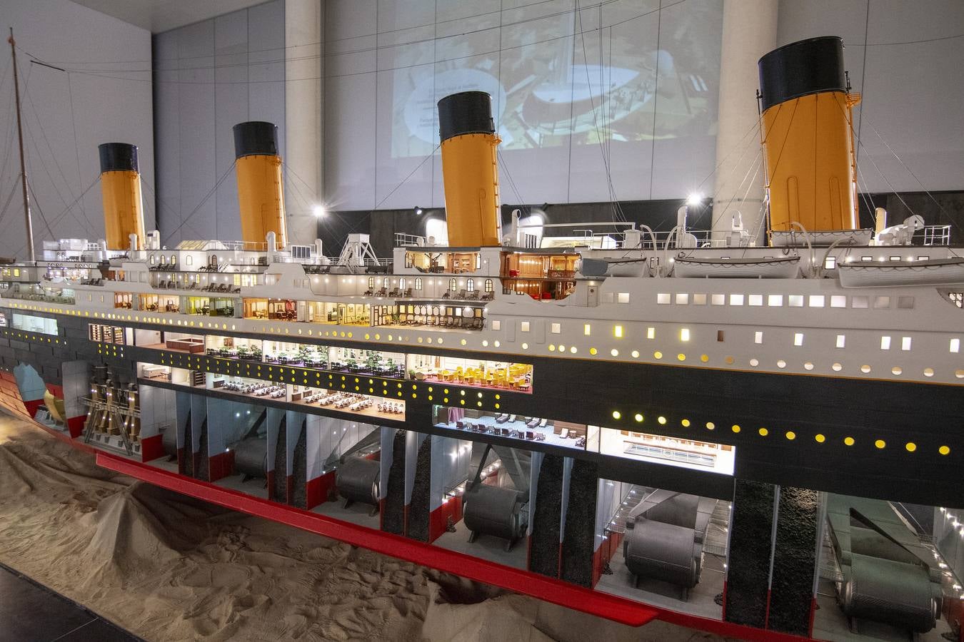 Exposición 'Titanic: The Reconstruction' , en el Pabellón de la Navegación
