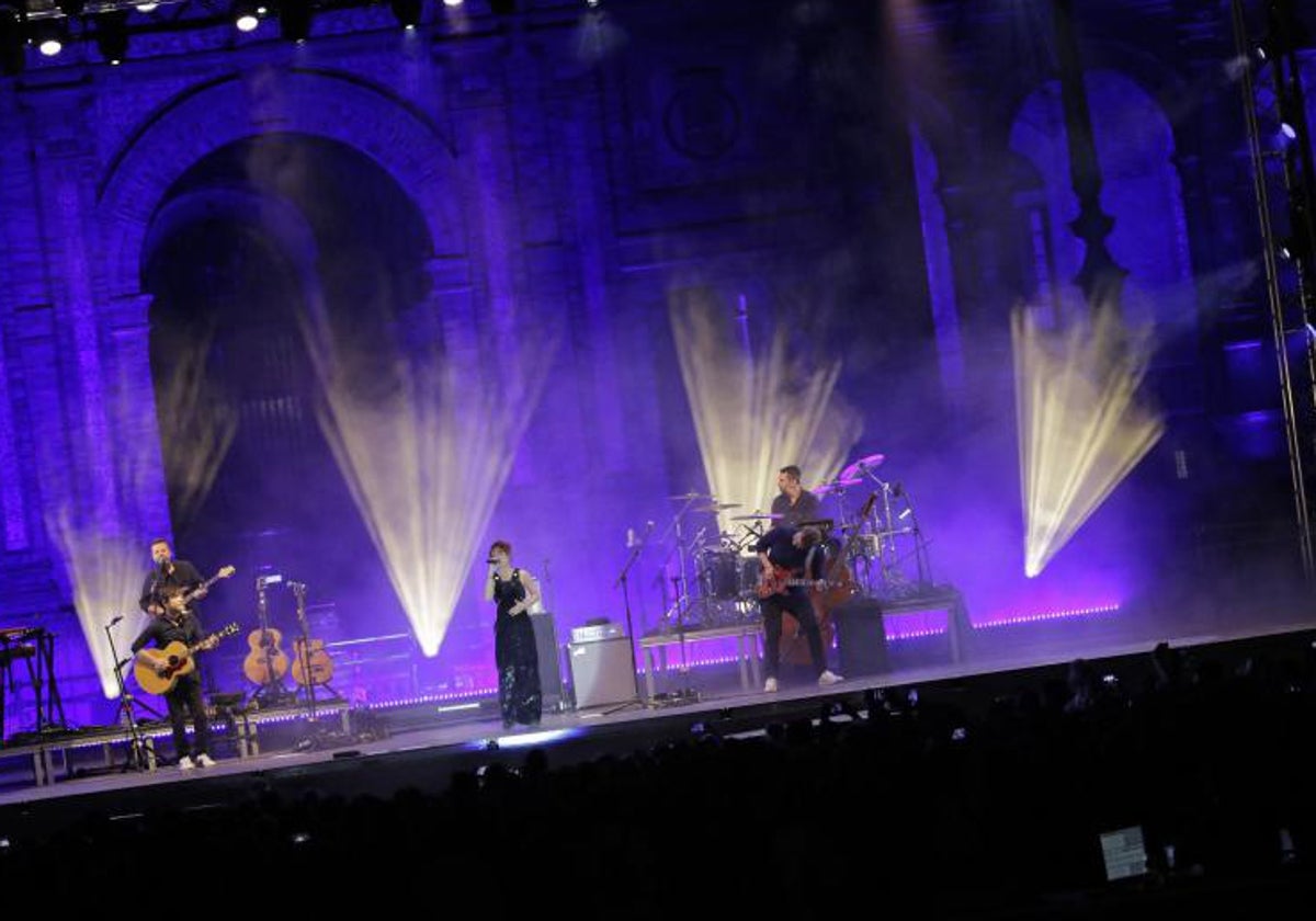 Concierto de la francesa ZAZ en el Icónica Sevilla Fest del año pasado