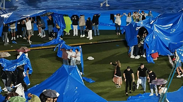 El ambiente en los prolegómenos del concierto