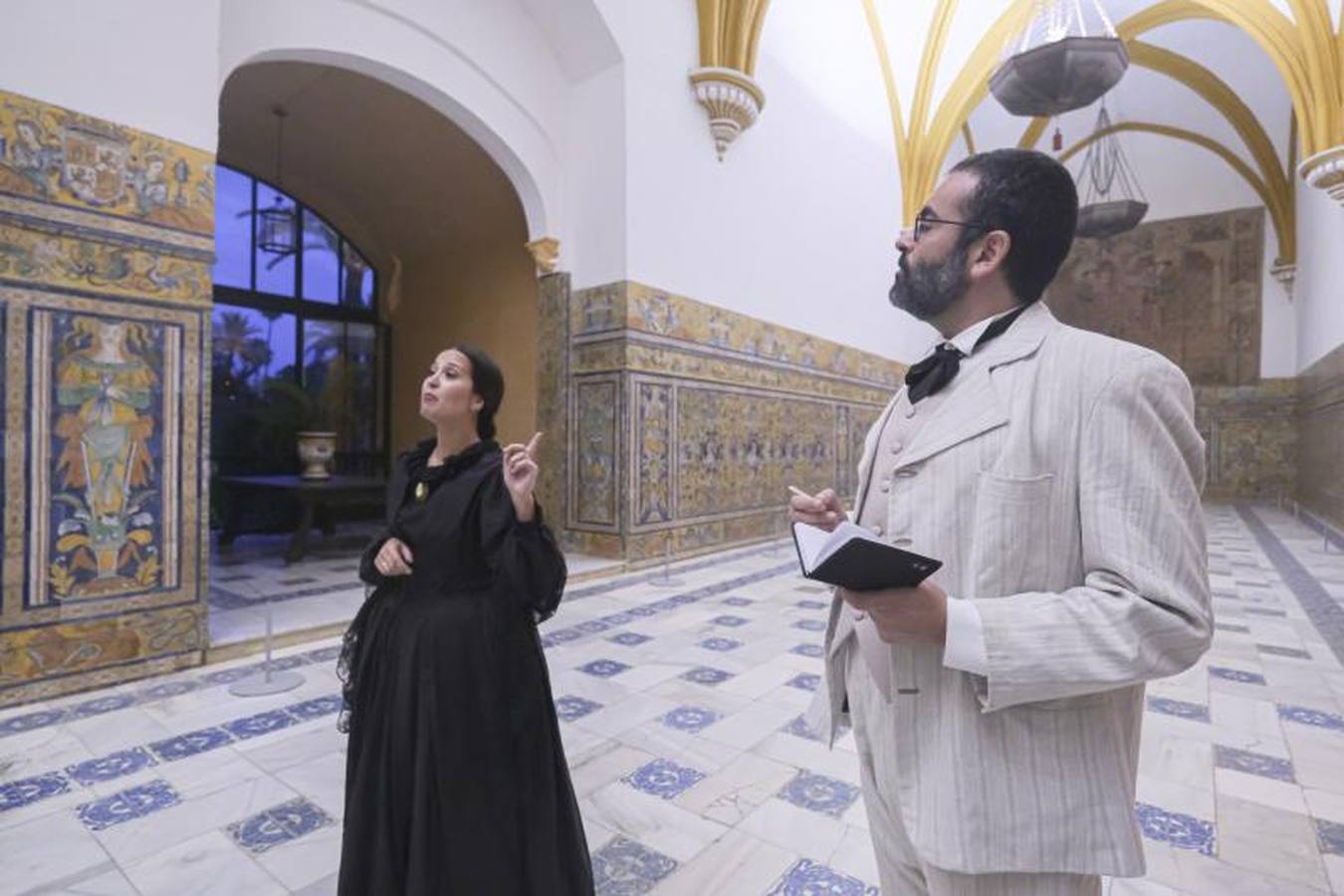 Nuevas visitas nocturnas teatralizadas en el Real Alcázar bajo la mirada de seis mujeres históricas vinculadas al monumento
