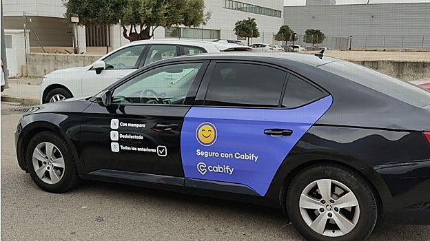 Imagen de archivo de un vehículo de Cabify