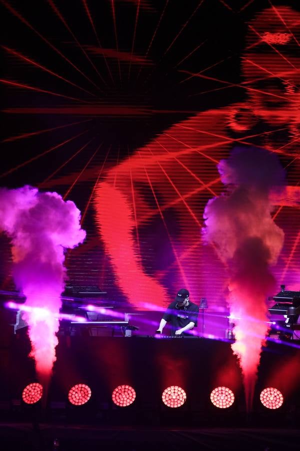 Concierto de Bizarrap en la Plaza de España para el Icónica Sevilla Fest