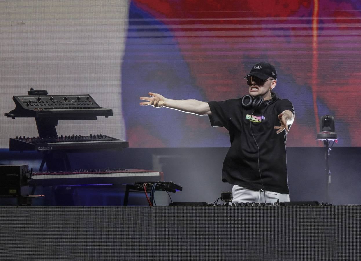 Concierto de Bizarrap en la Plaza de España para el Icónica Sevilla Fest