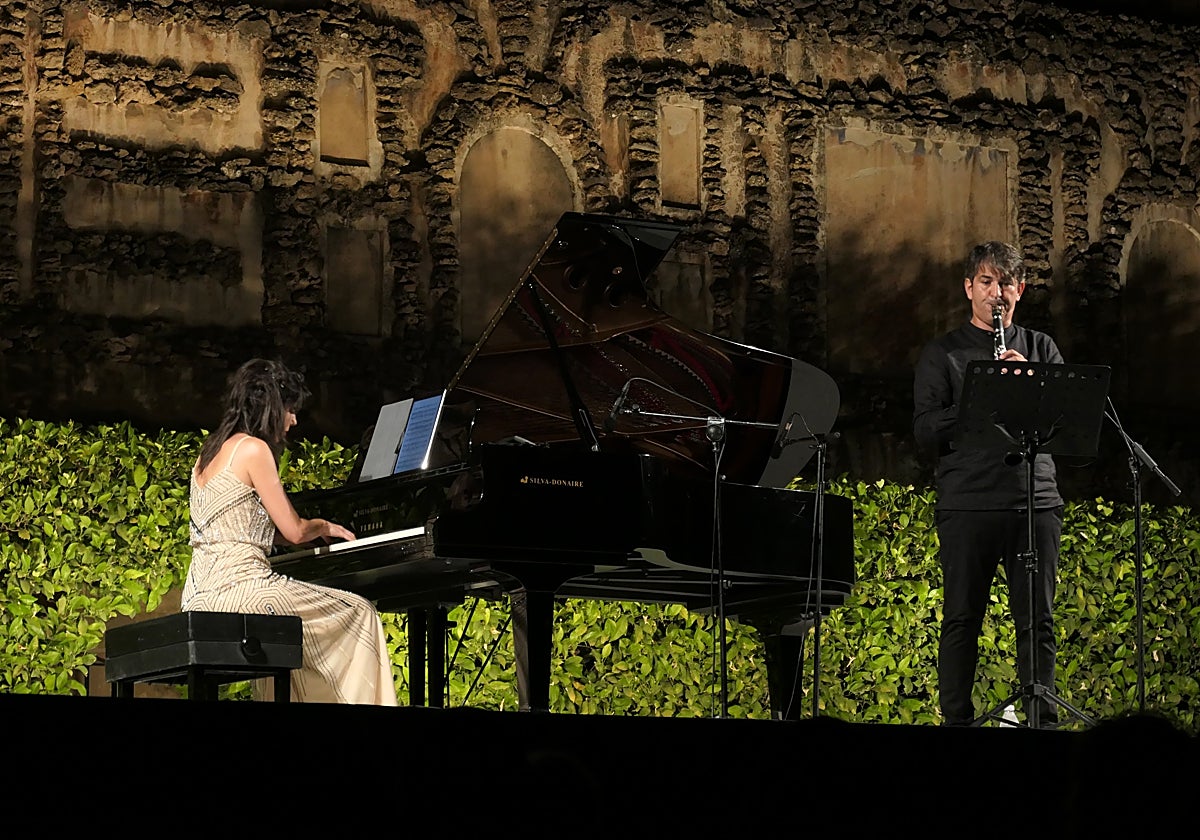 Patricia Arauzo y Antonio Salguero han actuado recientemente en Noches en los Jardines del Real Alcázar