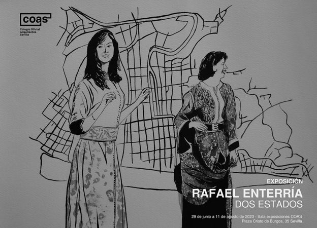 Cartel de la exposición de Rafael Enterría