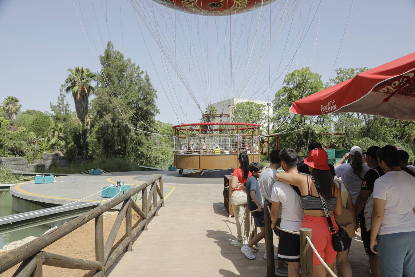 Panorámicas desde el interior del globo de Isla Mágica
