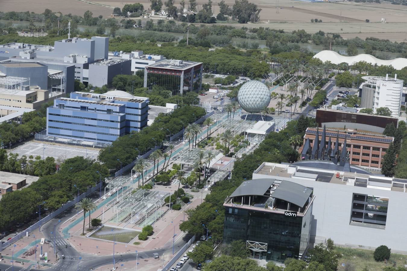 Panorámicas desde el interior del globo de Isla Mágica