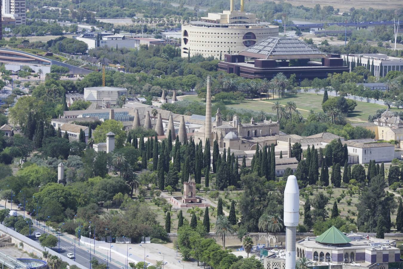 Panorámicas desde el interior del globo de Isla Mágica