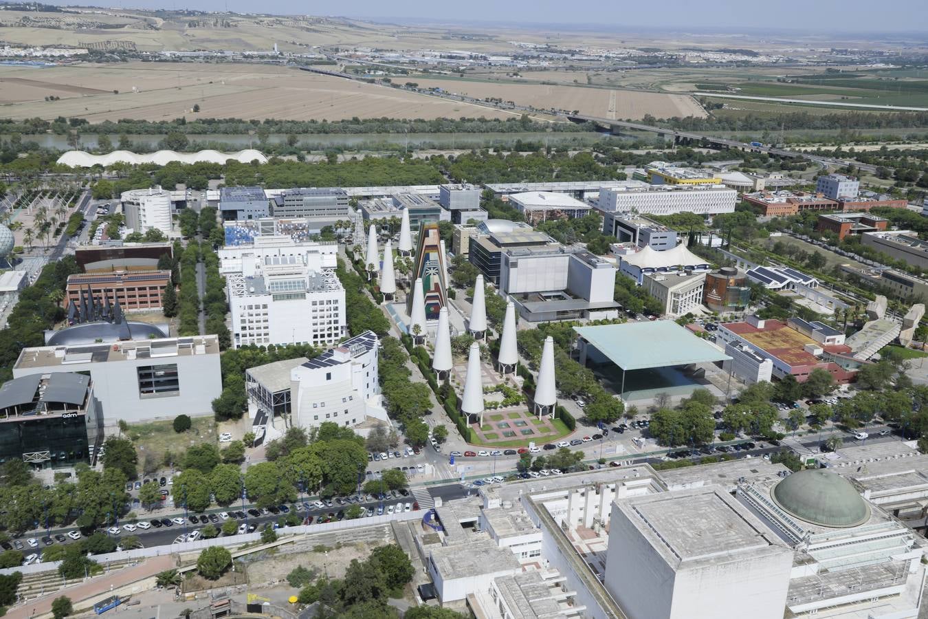 Panorámicas desde el interior del globo de Isla Mágica
