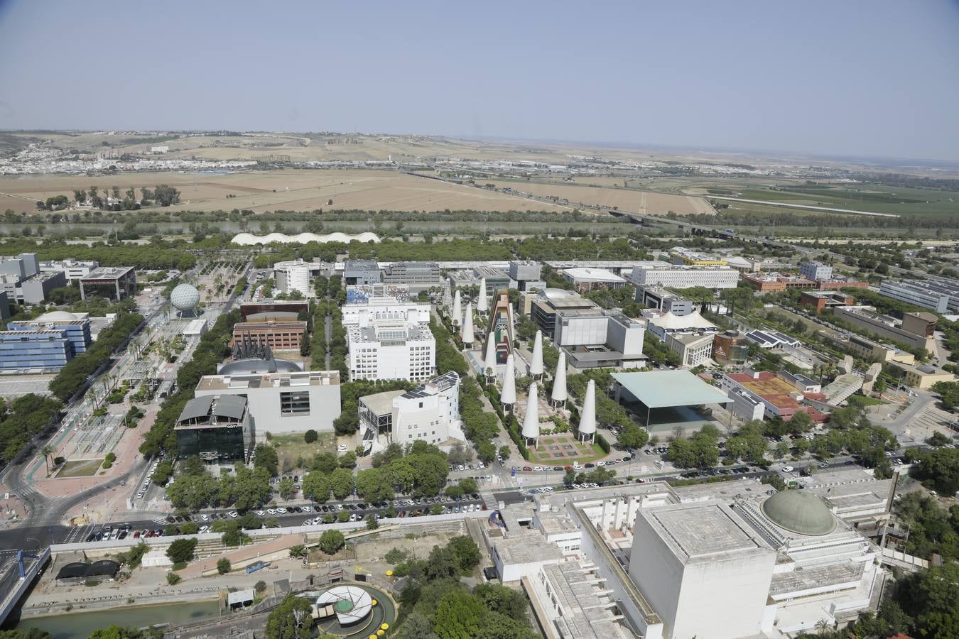 Panorámicas desde el interior del globo de Isla Mágica