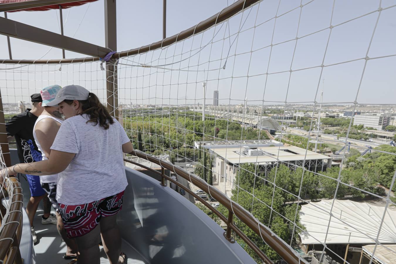 Panorámicas desde el interior del globo de Isla Mágica