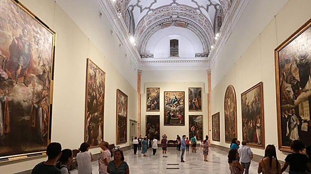 Una de las salas del Museo de Bellas Artes