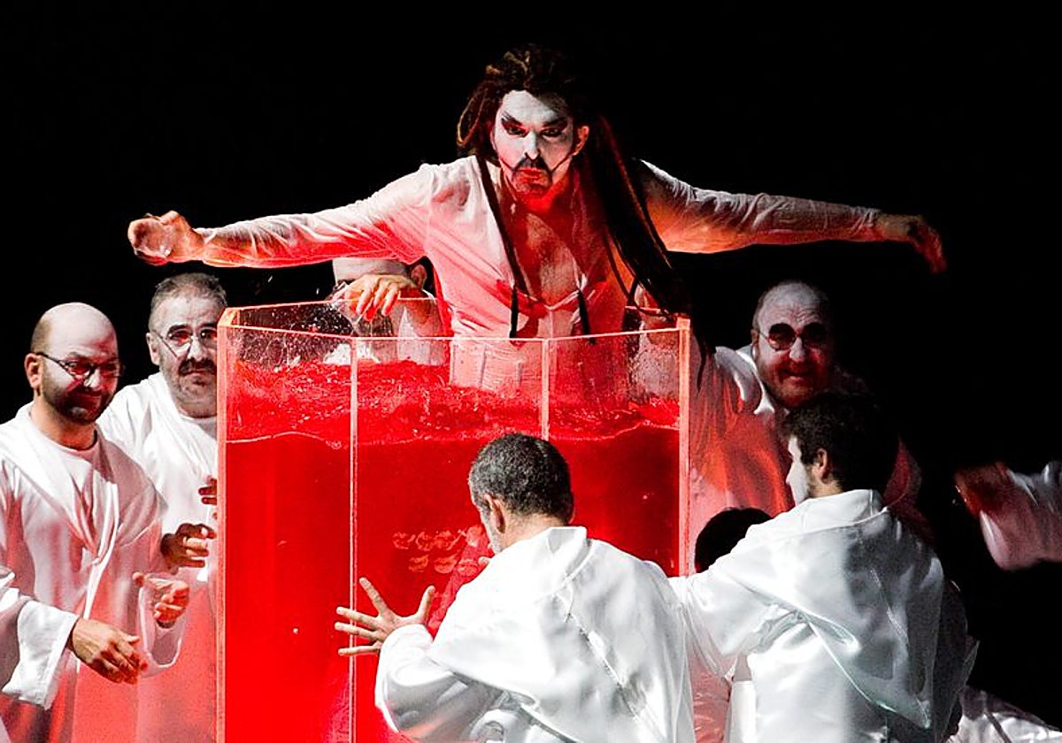 Una imagen del 'Carmina Burana' de La Fura dels Baus