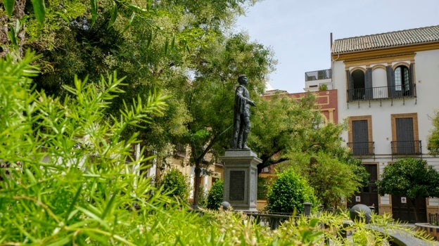 Estatua de Don Juan Tenorio, plaza de los Refinadores