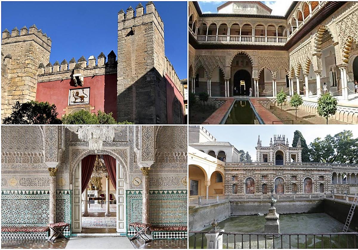 Algunas de las estampas más icónicas del Alcazar de Sevilla