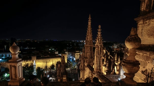 Visita nocturna de las cubiertas de la Catedral de Sevilla