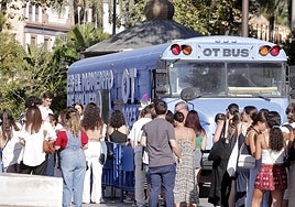 El autobús de Operación Triunfo llega a Sevilla
