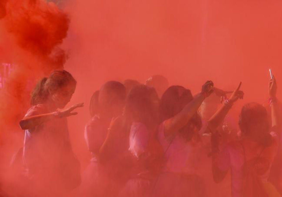 Participantes en la Carrera del Color