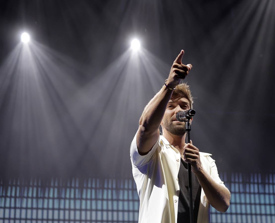 Pablo Alborán hizo un repaso por todos sus temas, coreados siempre por el público