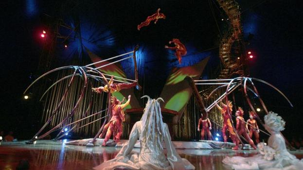 Espectáculo 'Varekai' en Sevilla en 2009