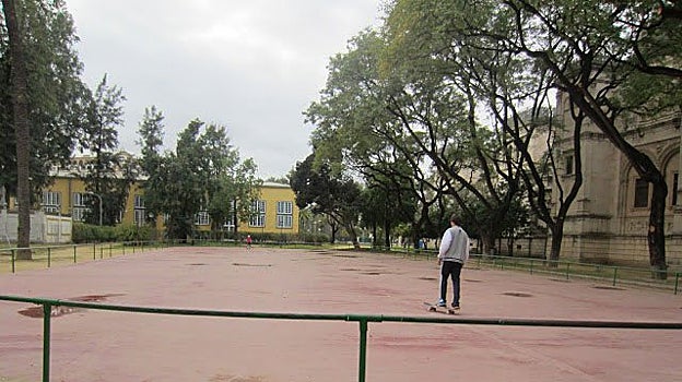 Pista de patinaje del Parque de María Luisa