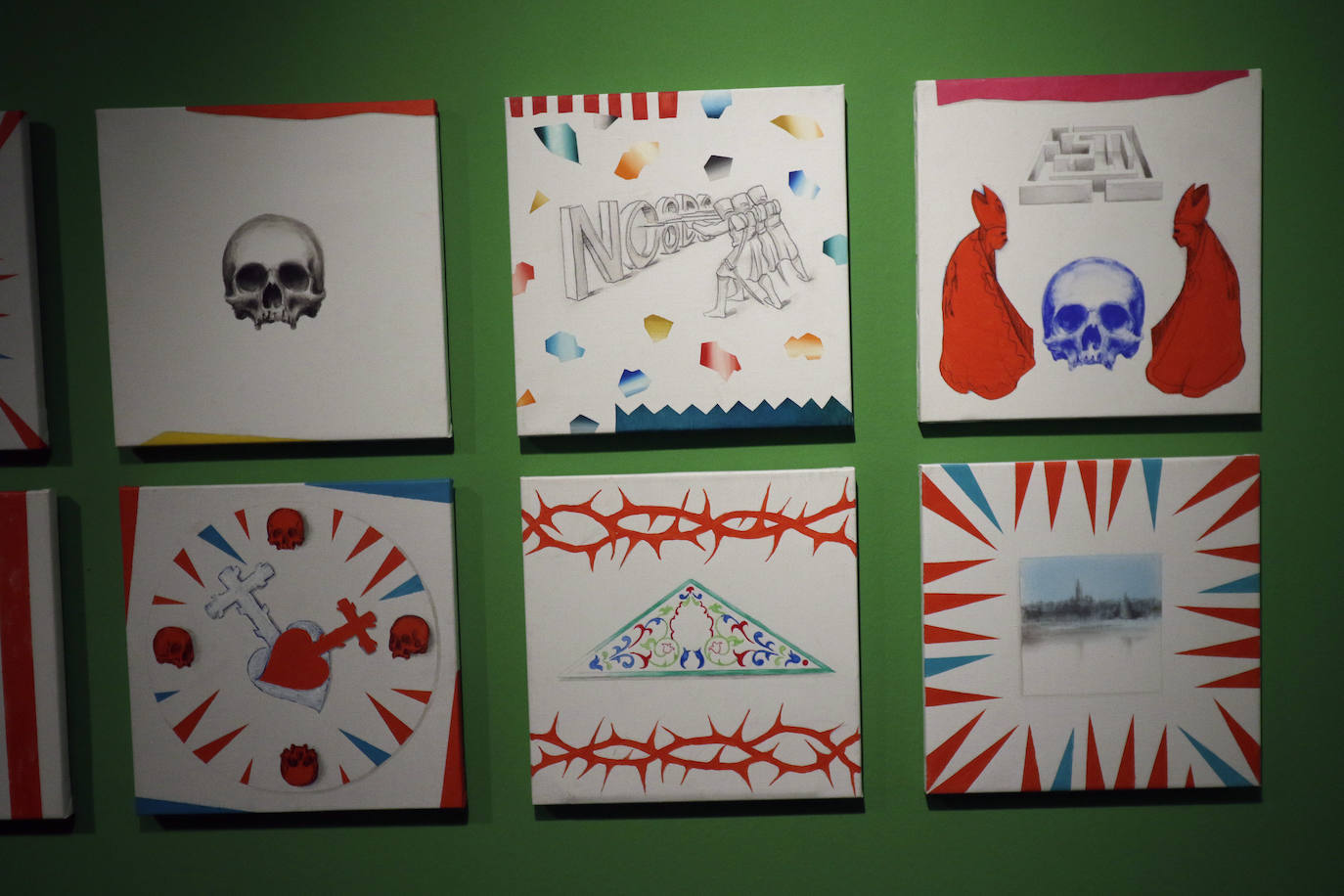 La inauguración de la exposición 'Vanidades', del artista sevillano Ricardo Suárez