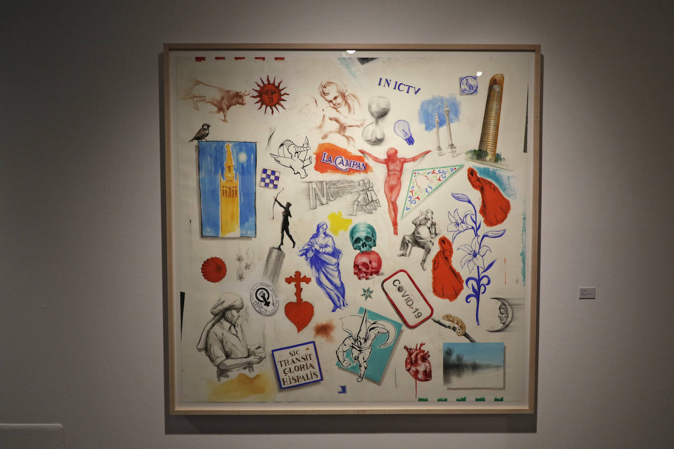 La inauguración de la exposición 'Vanidades', del artista sevillano Ricardo Suárez