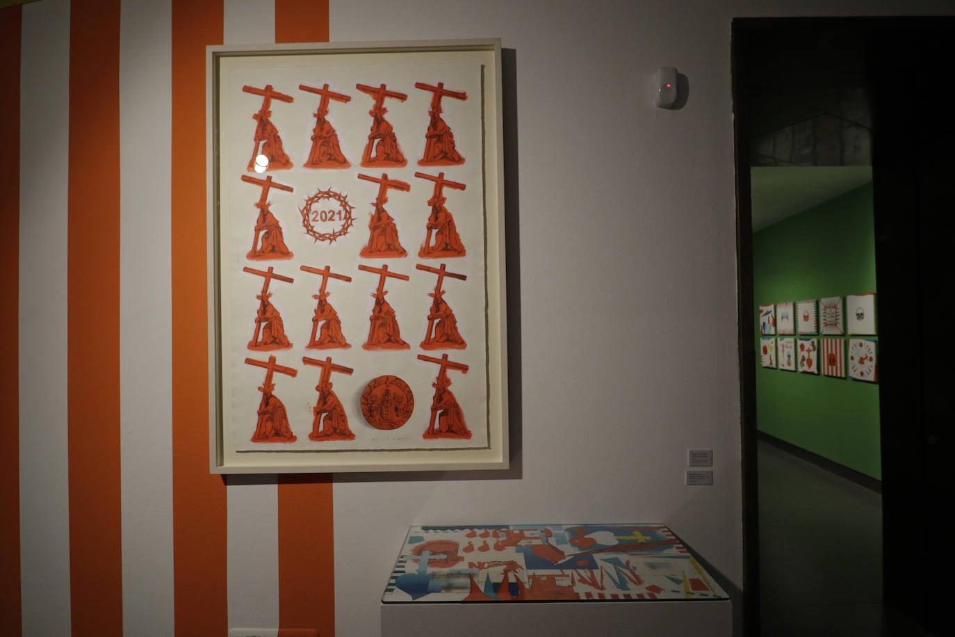 La inauguración de la exposición 'Vanidades', del artista sevillano Ricardo Suárez