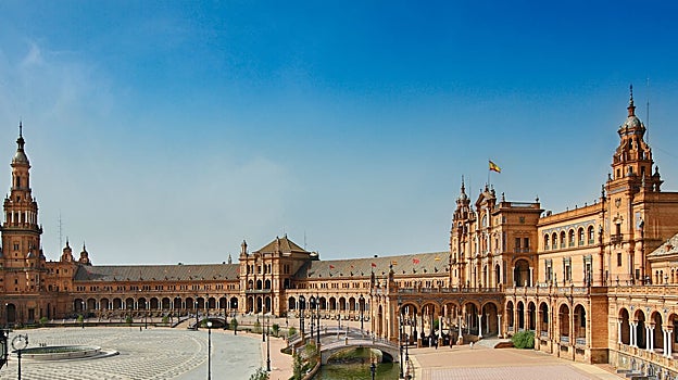 La Plaza de España va a ser el centro de numerosos conciertos esta semana en Sevilla