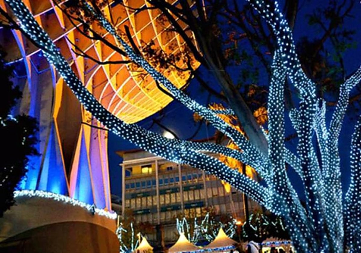 El Metropol Parasol acoge este parque de ocio navideño