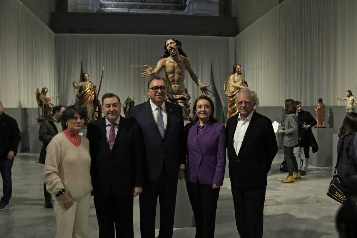 La inauguración de la exposición 'Pedro Roldán, escultor (1624-1699)', en el Museo de Bellas Artes de Sevilla