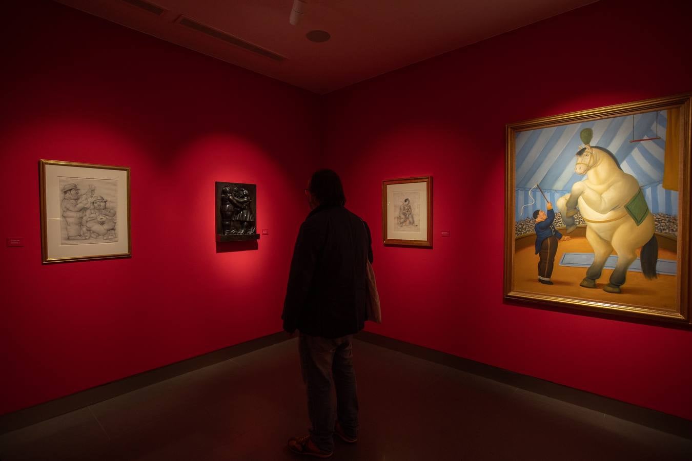 La exposición de Botero podrá disfrutarse hasta el mes de febrero en la Fundación Cajasol