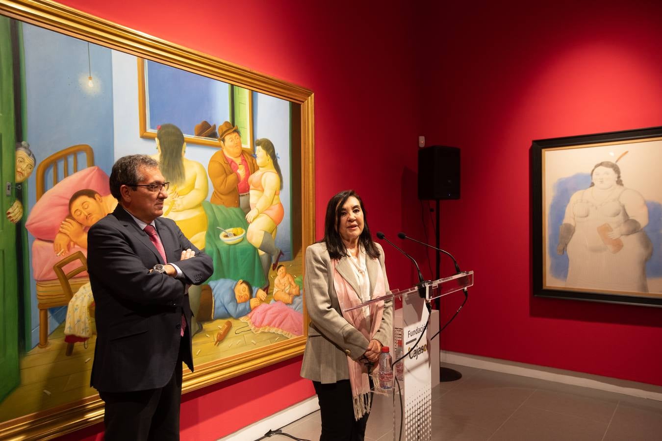 La exposición de Botero podrá disfrutarse hasta el mes de febrero en la Fundación Cajasol