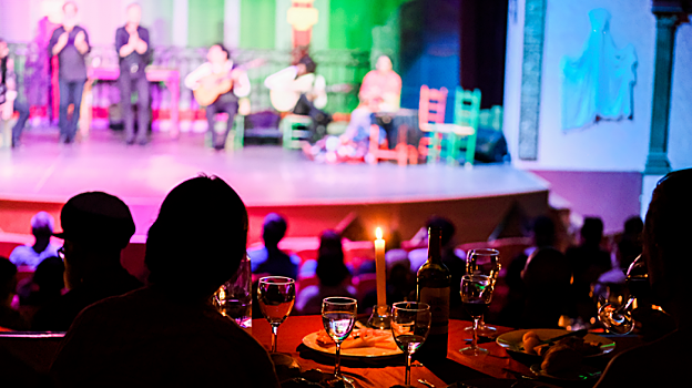 Cena y espectáculo en el Palacio Andaluz
