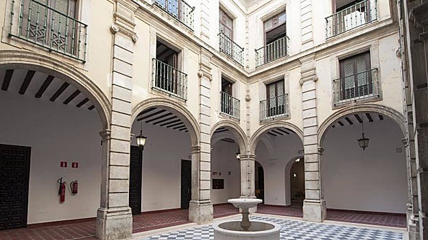 Patio interior del Rectorado