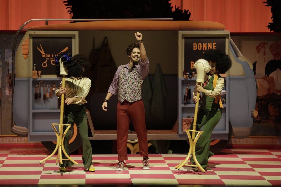 Representación de la ópera 'El Barbero de Sevilla' en el Teatro de la Maestranza