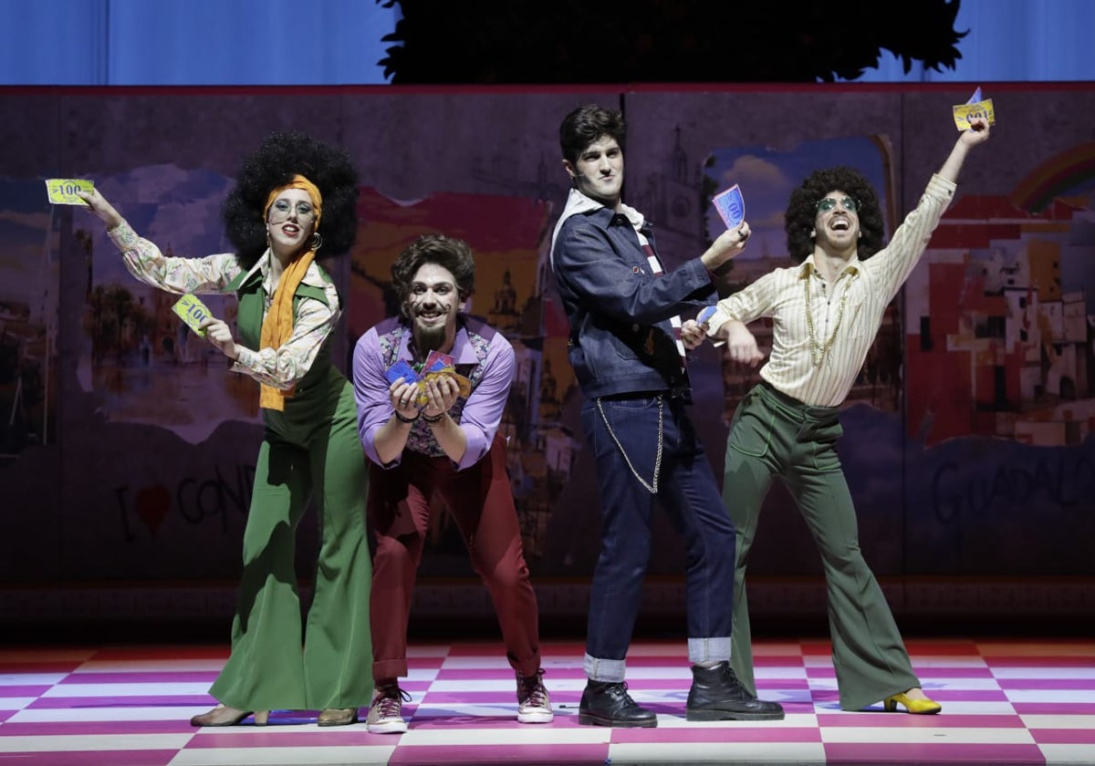 Un momento de 'El barbero de Sevilla' presentado en el Teatro de la Maestranza
