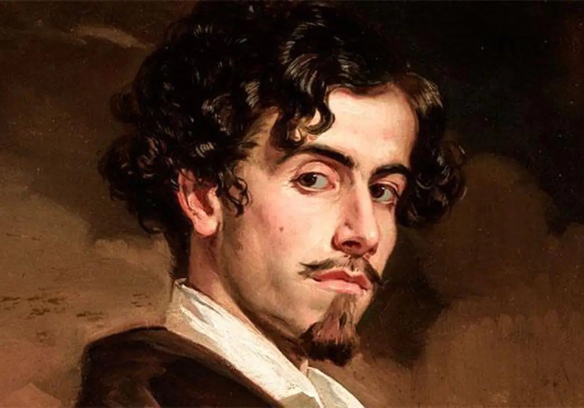 Retrato de Gustavo Adolfo Bécquer, obra de su hermano Valeriano